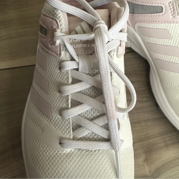 adidas Women’s EQT Spikeless Golf Shoes 7.5 Cloud White / Pink / Grey - Picture 12 of 15